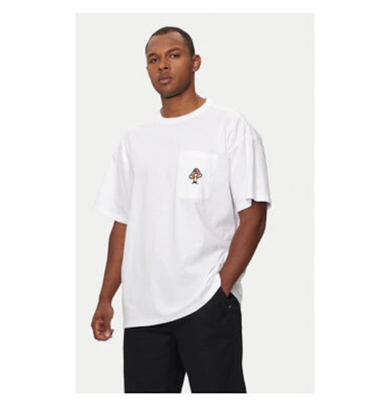 Мъжка тениска -  304113154 - Памук - Бяла - Бял Converse