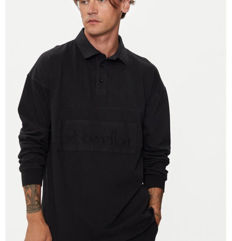 Мъжка тениска -  304268786 - Памук - Черен - Черен United Colors of Benetton