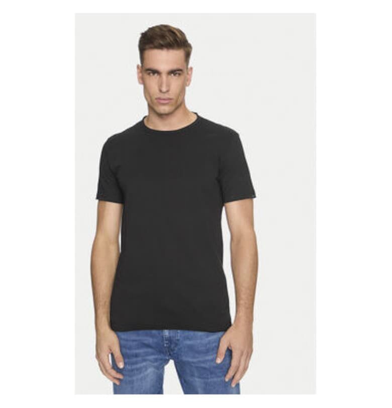 Мъжка тениска -  304397134 - Памук - Черен - Черен Replay