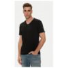 Мъжка тениска -  304397172 - Памук - Черен - Черен Replay