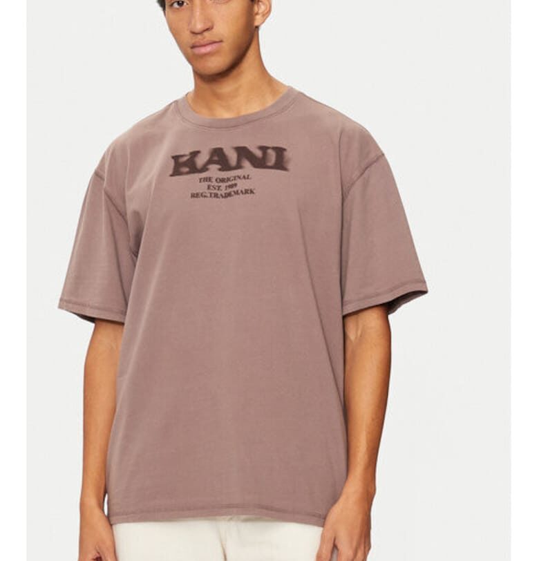 Мъжка тениска -  304489037 - Памук - Бежов - Бежов Karl Kani