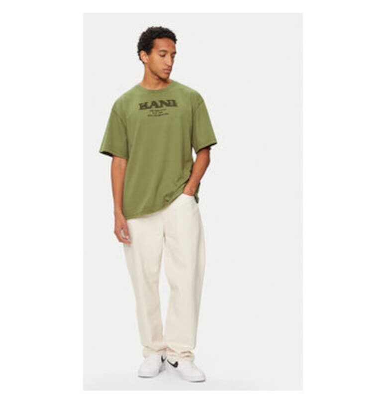 Мъжка тениска -  304489051 - Памук - Зелен - Зелен Karl Kani