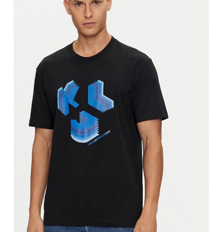 Мъжка тениска -  304600821 - Органичен памук - Бяла - Бял KARL LAGERFELD JEANS