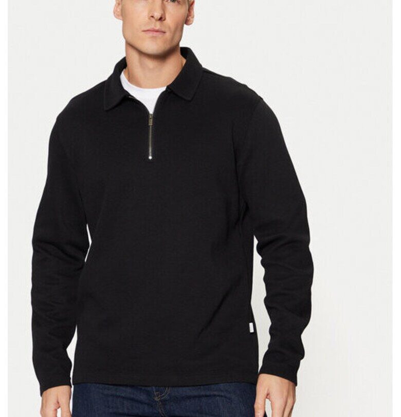 Мъжка тениска -  304685095 - Памук/Памук - Черна - Черен Selected Homme