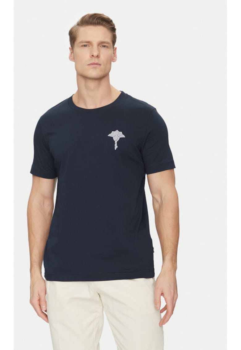 Мъжка тениска - 304687150 - Органичен памук - Син - Син Joop