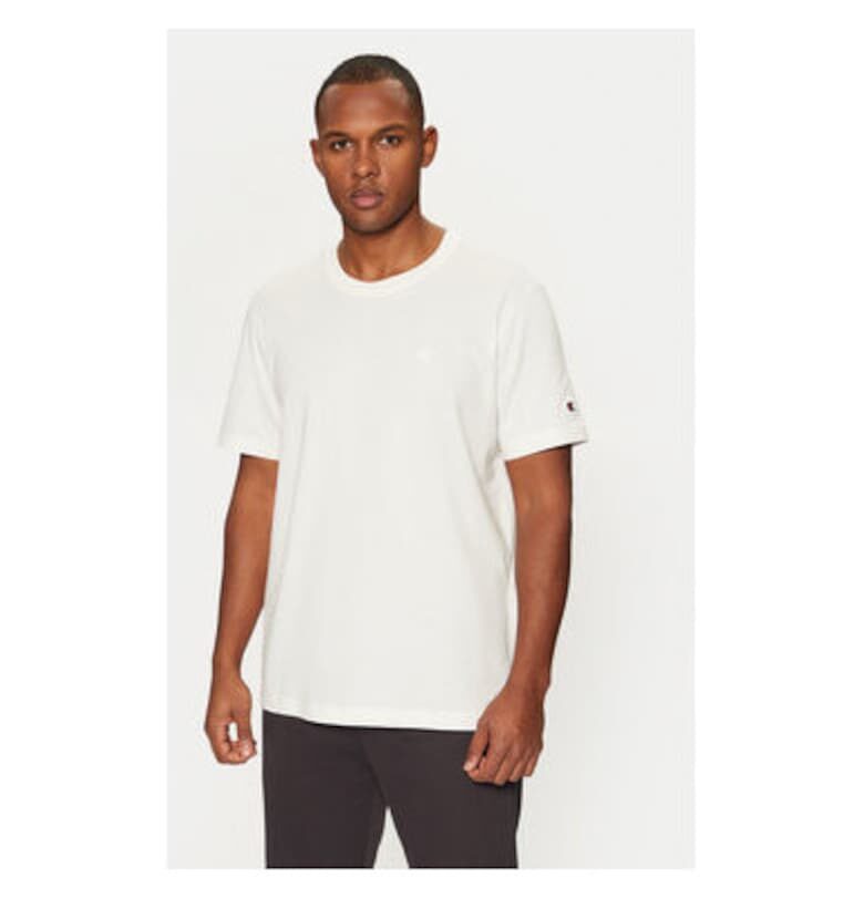 Мъжка тениска -  304699290 - Памук - Бяла - Бял Champion