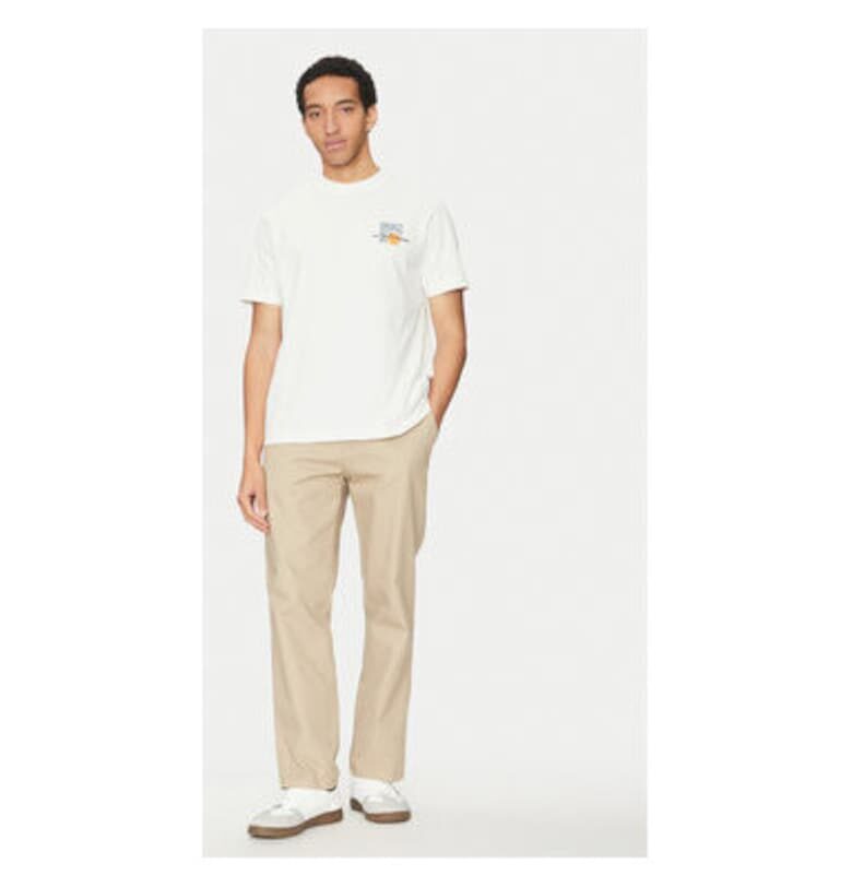 Мъжка тениска -  304884221 - Памук - Бяла - Бял Marc OPolo