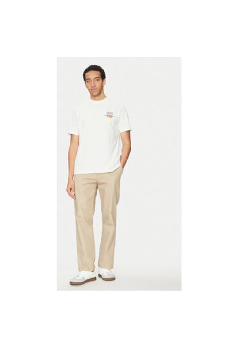 Мъжка тениска - 304884221 - Памук - Бяла - Бял Marc OPolo