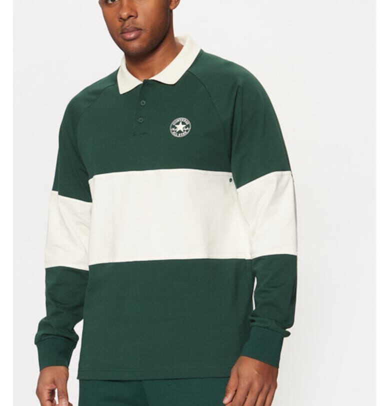 Мъжка тениска -  304942723 - Памучен - Зелен - Зелен Converse