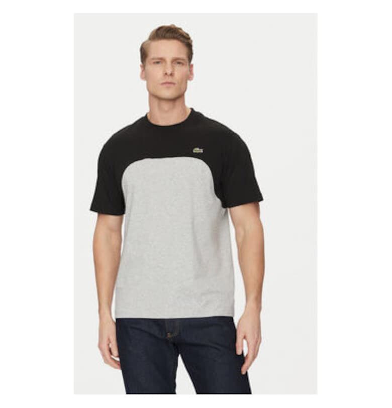 Мъжка тениска -  304997440 - Памук - Черен - Черен Lacoste