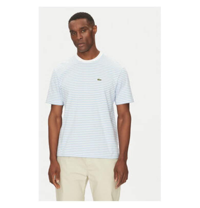 Мъжка тениска -  304997488 - Памук - Син - Син Lacoste