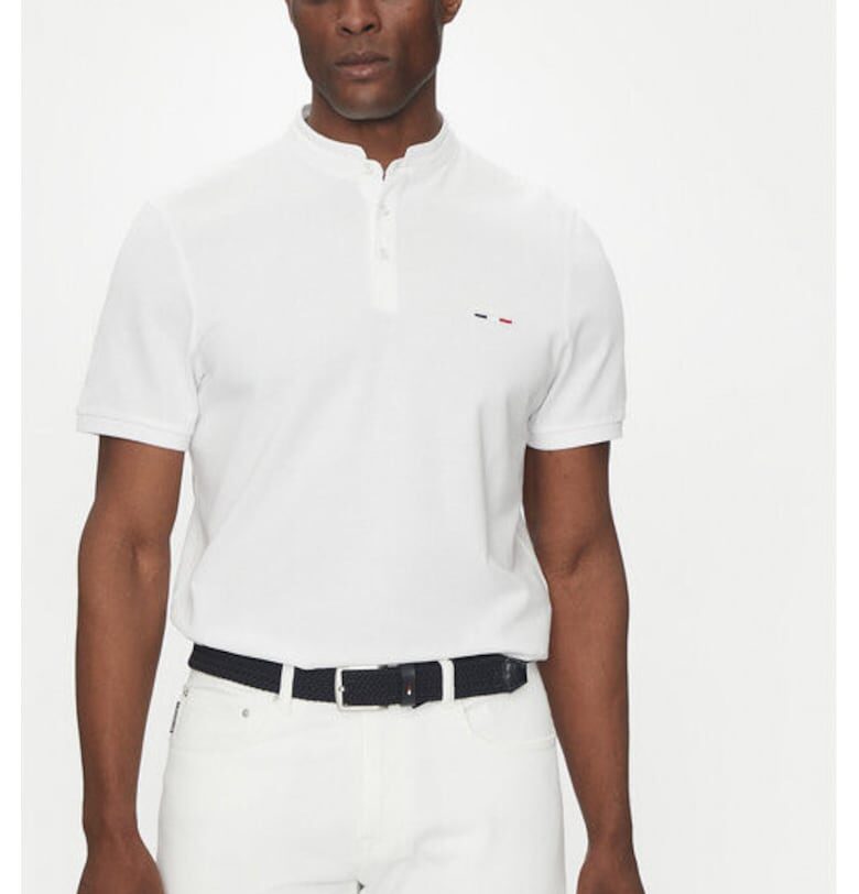 Мъжка тениска -  305100177 - памук - бяло - Бял Hechter Paris