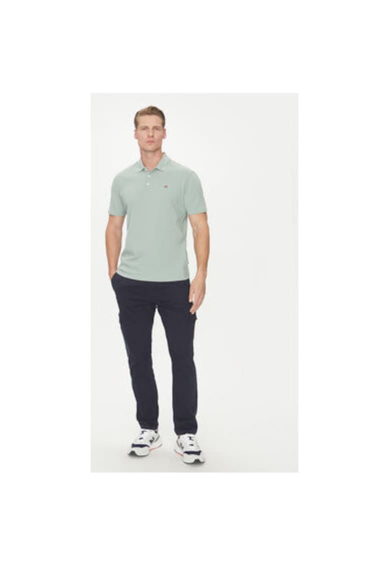 Мъжка тениска - 305102911 - Памук - Зелен - Зелен Napapijri