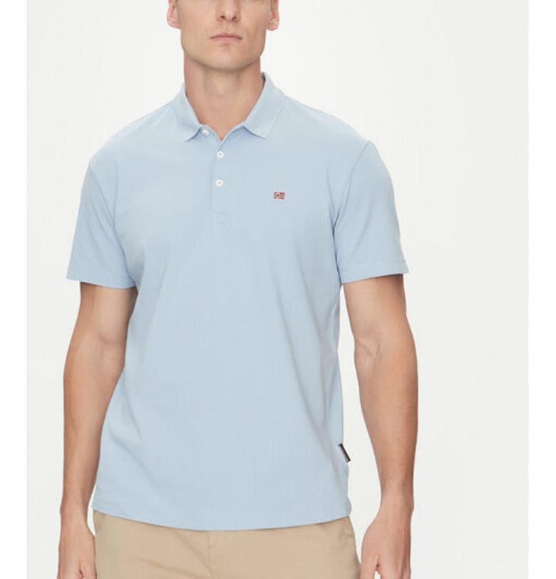 Мъжка тениска -  305102935 - Памук - Син - Син Napapijri