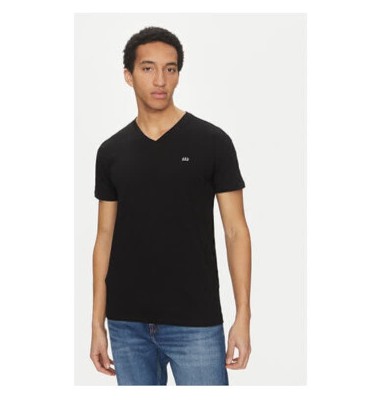 Мъжка тениска -  305288424 - Памук - Черен - Черен GAP