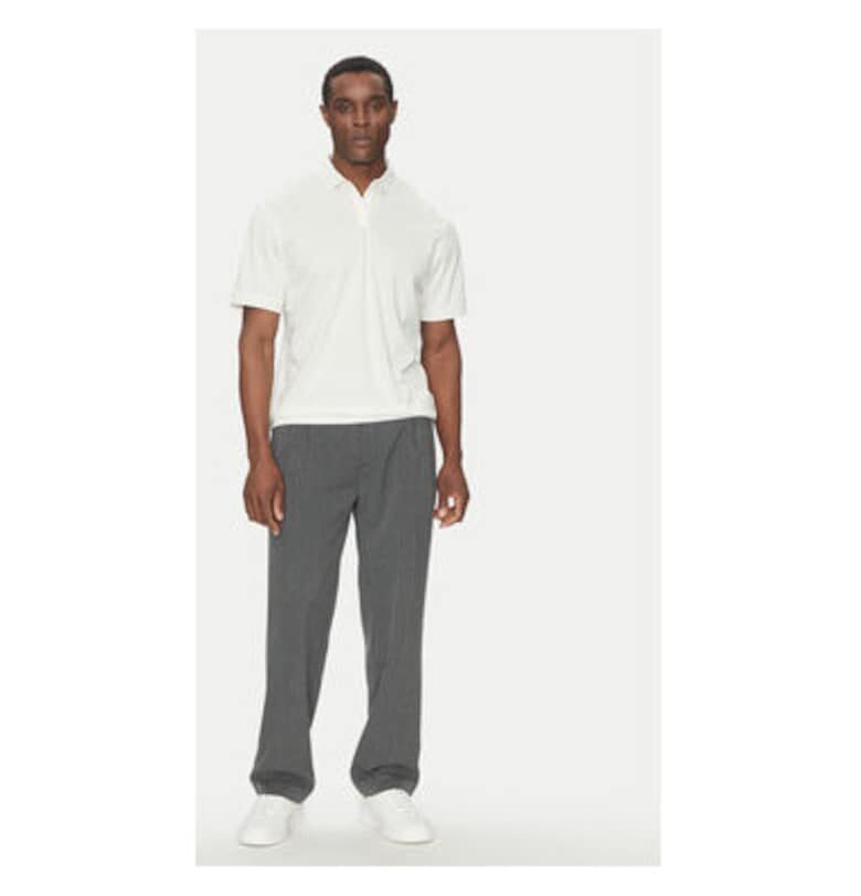 Мъжка тениска -  305347893 - Лиосел/Памук - Бяла - Бял Richmond x