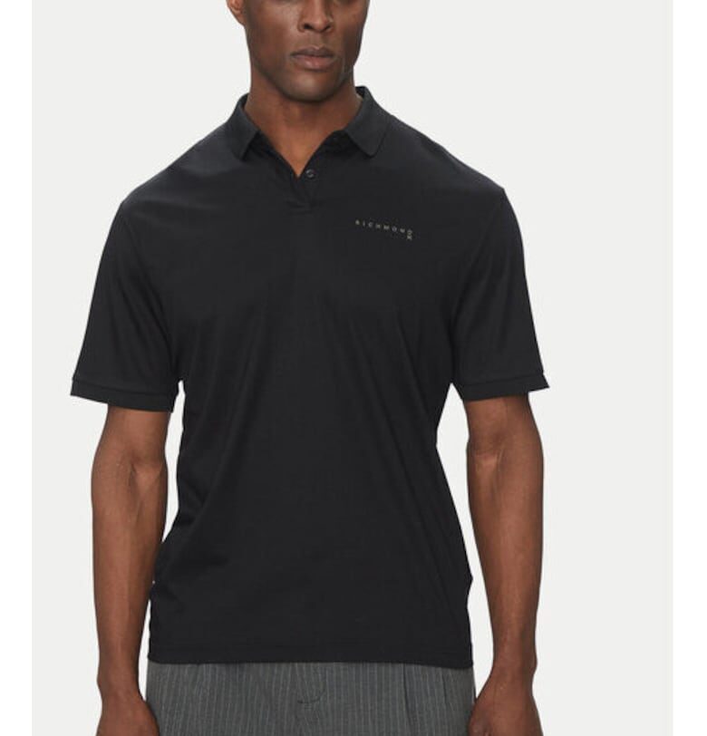 Мъжка тениска -  305347916 - Лиосел/Памук - Черна - Черен Richmond x