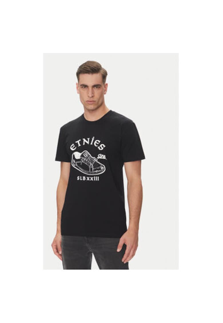 Мъжка тениска 4130003757 - памук - черна - Черен etnies