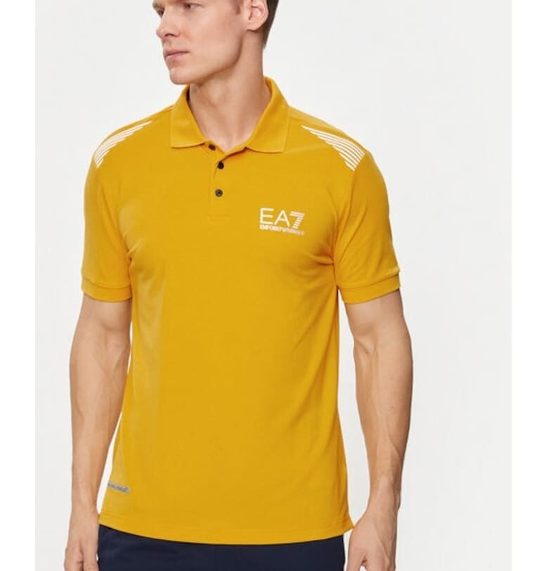 Мъжка тениска -  535537 - оранжево - полиестер Emporio Armani