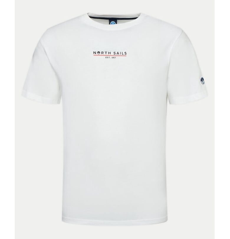 Мъжка тениска -  577 - памук - бяла North Sails