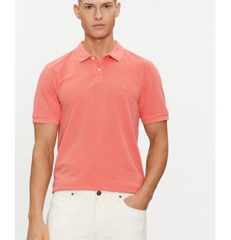 Мъжка тениска -  595623 - Червена - Памук Lee