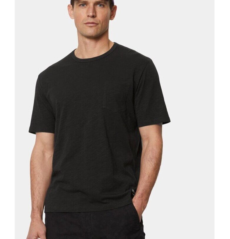 Мъжка тениска -  609429 - черен - памук Marc OPolo