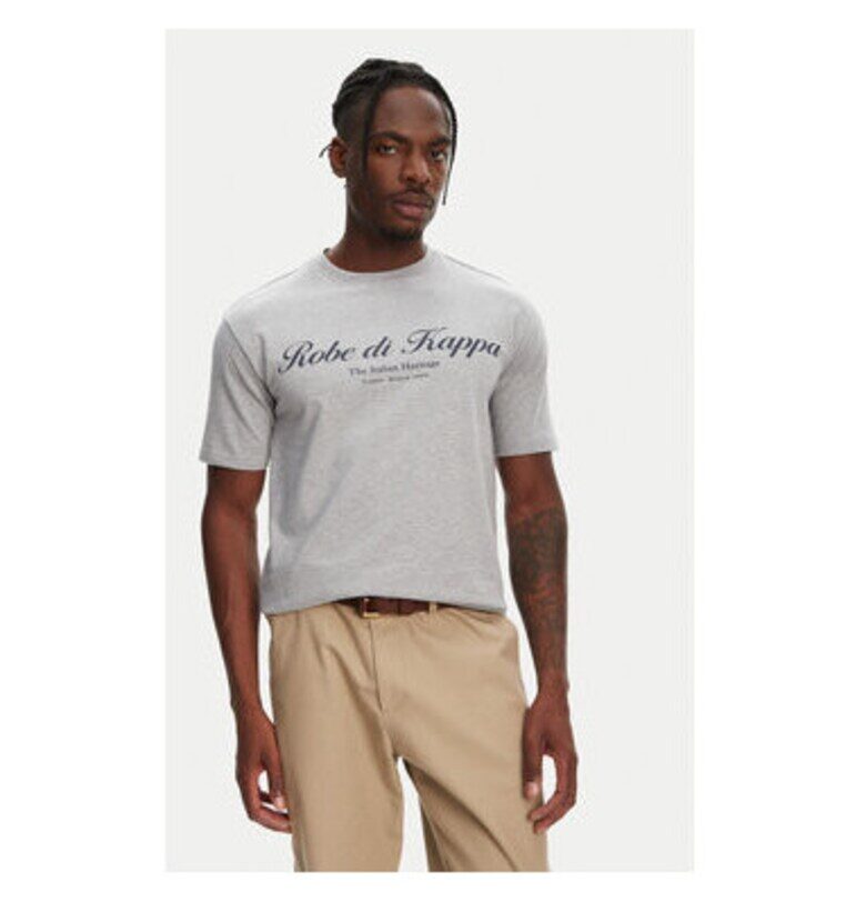 Мъжка тениска  61151CW - Памук - Сив - Сив Robe Di Kappa