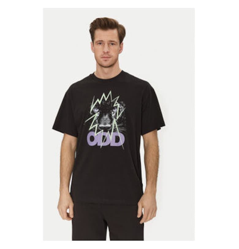 Мъжка тениска  631669 - Памук - Черен - Черен Puma