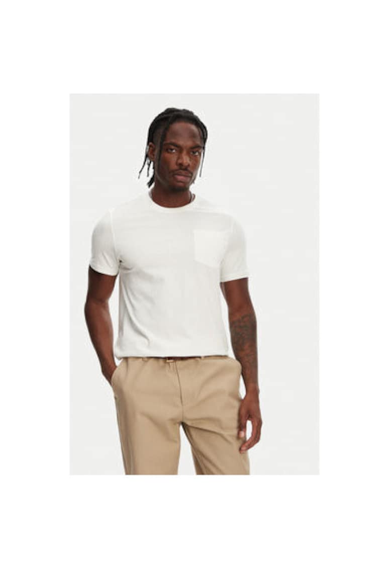 Мъжка тениска 64131EW - Памук - Екрю - Екрю Robe Di Kappa