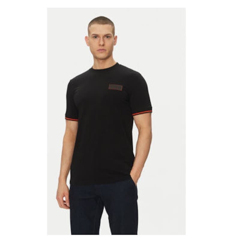Мъжка тениска  755020 552221 - Памук - Черен - Черен Karl Lagerfeld