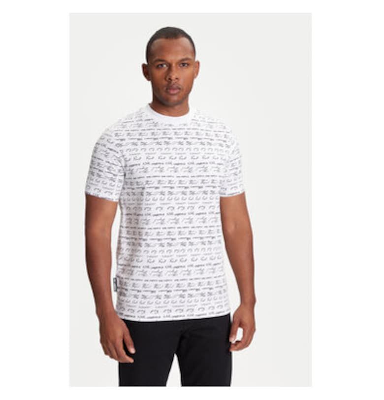 Мъжка тениска  755040 553225 - Памук - Бяла - Бял Karl Lagerfeld