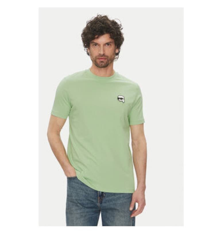 Мъжка тениска  755710 552224 - Памук - Зелен - Зелен Karl Lagerfeld