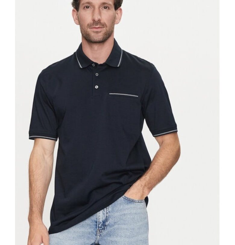 Мъжка тениска -  764395 - тъмносиня - памук Bugatti