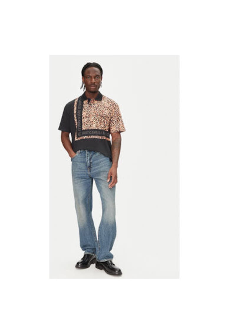 Мъжка тениска 78OAGE15 CJ1168 - Черен JUST CAVALLI