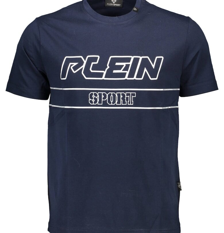 Мъжка тениска -  9213372 - лого - син - Син Plein Sport