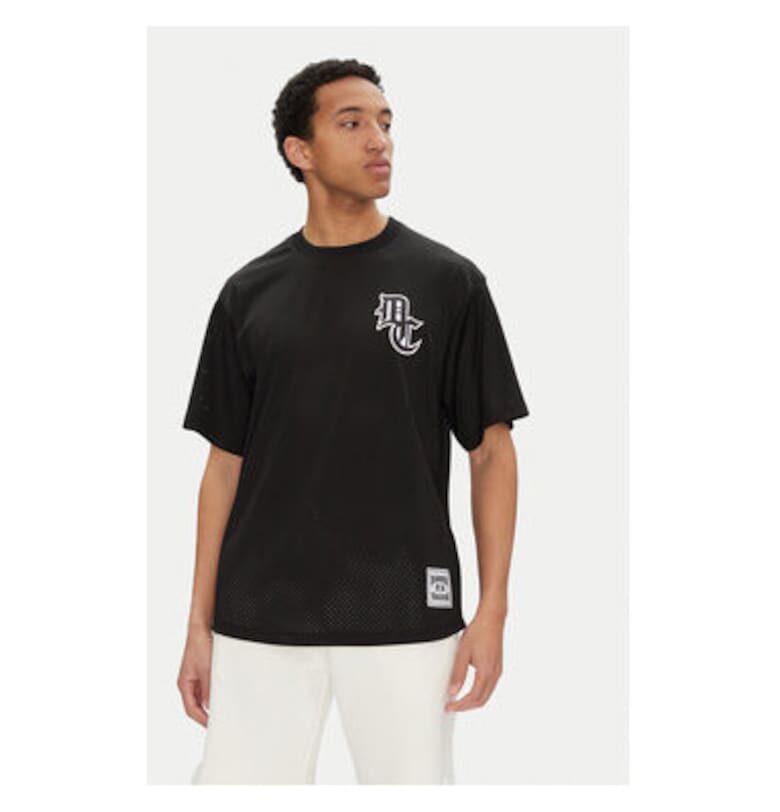 Мъжка тениска  ADYKT03254 - Полиестер - Черна - Черен DC