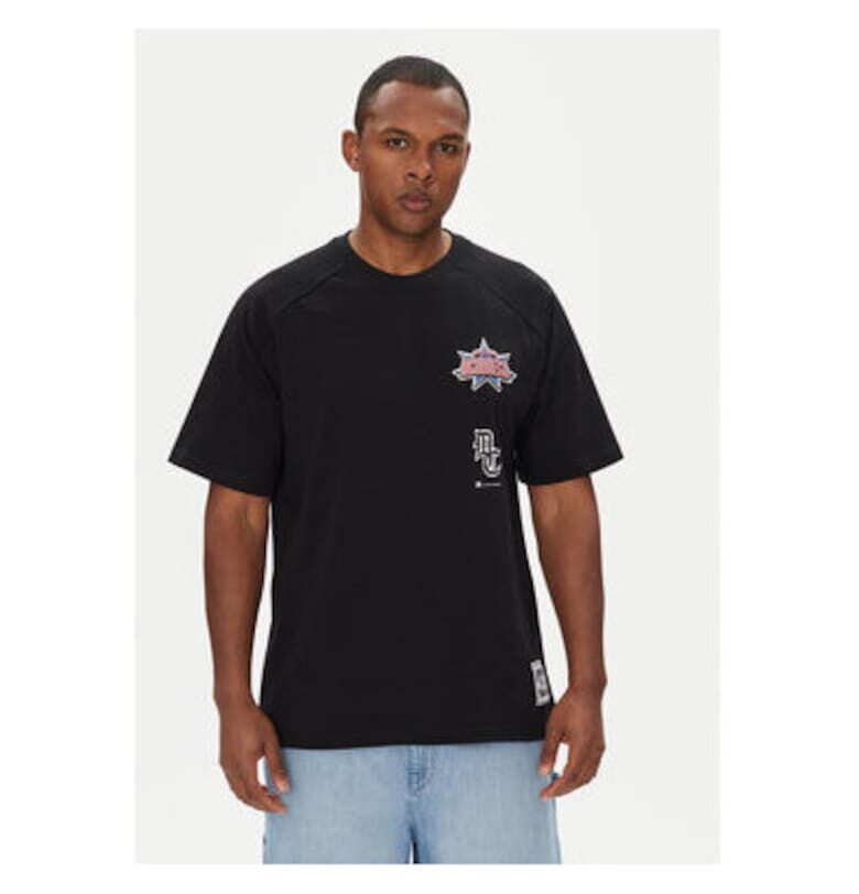 Мъжка тениска  ADYKT03256 - Памук - Черен - Черен DC