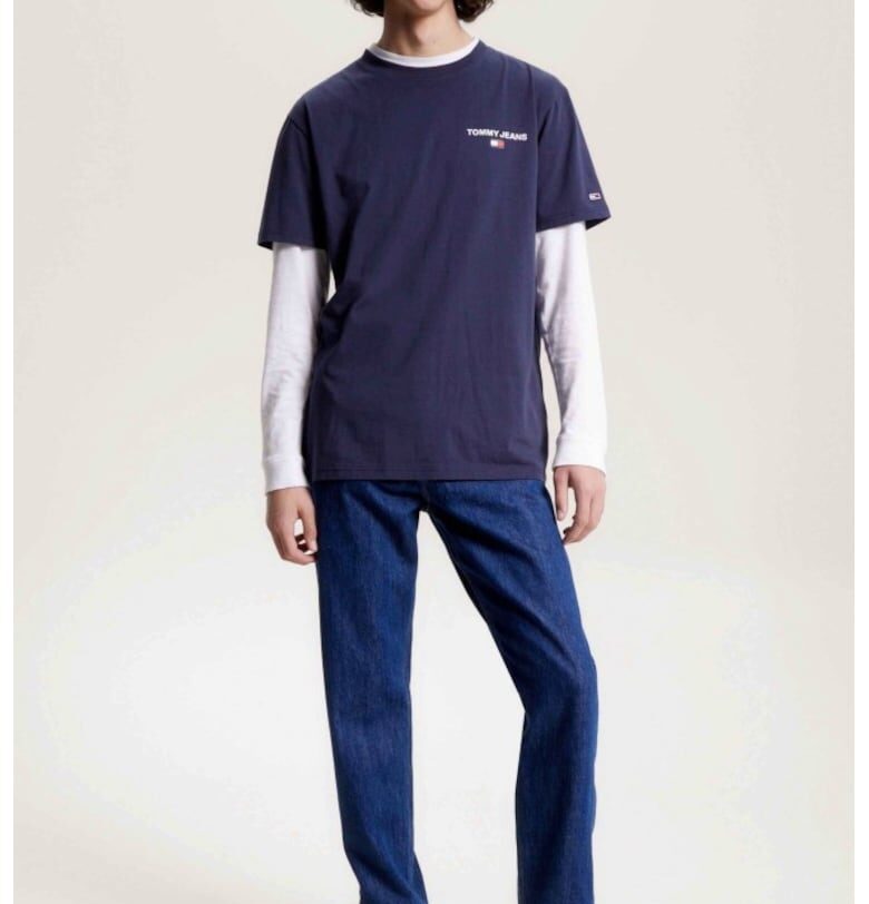 Мъжка тениска  DM0DM17712 - Тъмносин Tommy Jeans