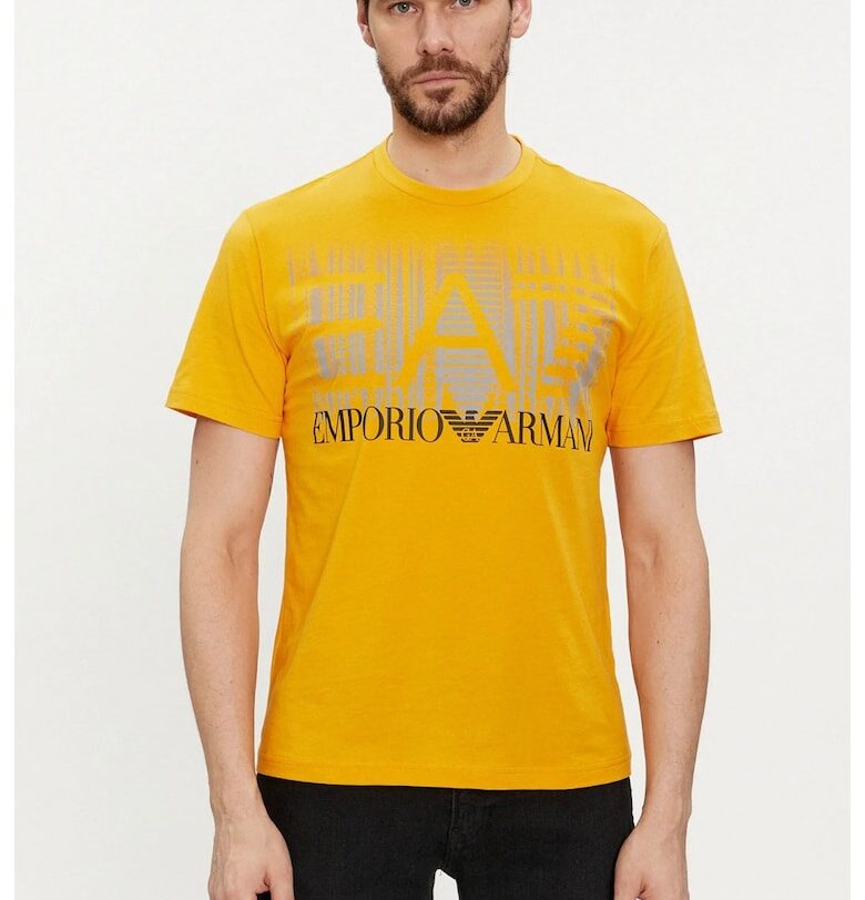 Мъжка тениска EA7 -  3DPT44 - Жълт Emporio Armani