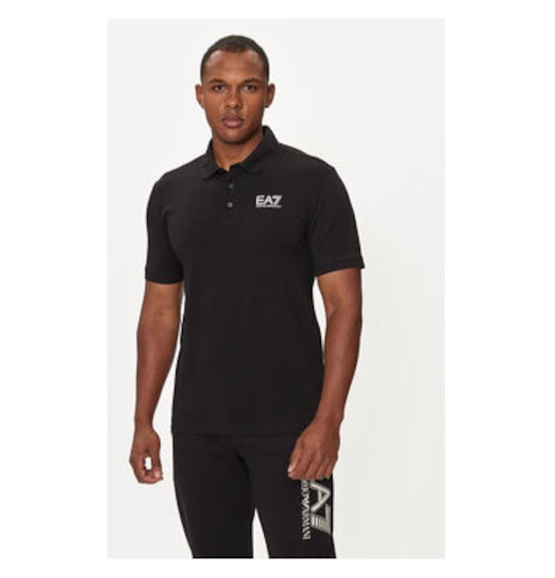 Мъжка тениска - Emporio Armani  304282393 - Памук - Черен EA7