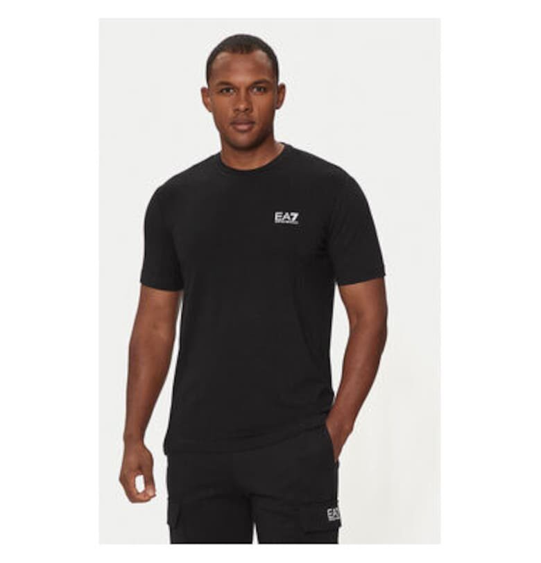 Мъжка тениска - Emporio Armani  304286896 - Памук - Черен EA7
