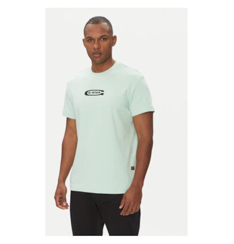 Мъжка тениска G Star Raw - D25967-C812 - Органичен памук - Зелен - Зелен G-Star RAW