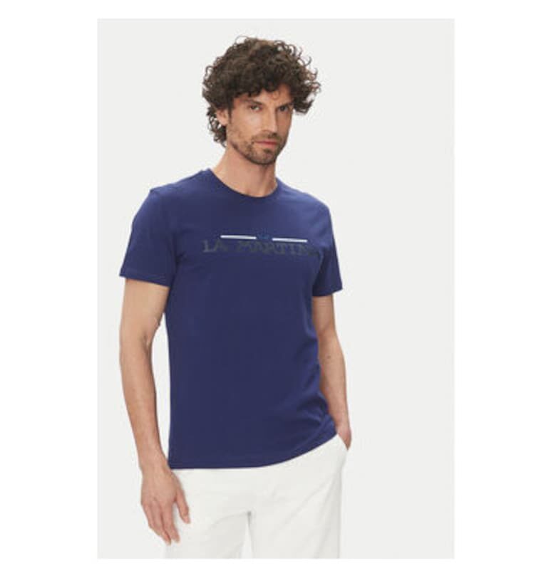 Мъжка тениска  JS206 - Памук - Тъмносин - Тъмносин LA MARTINA