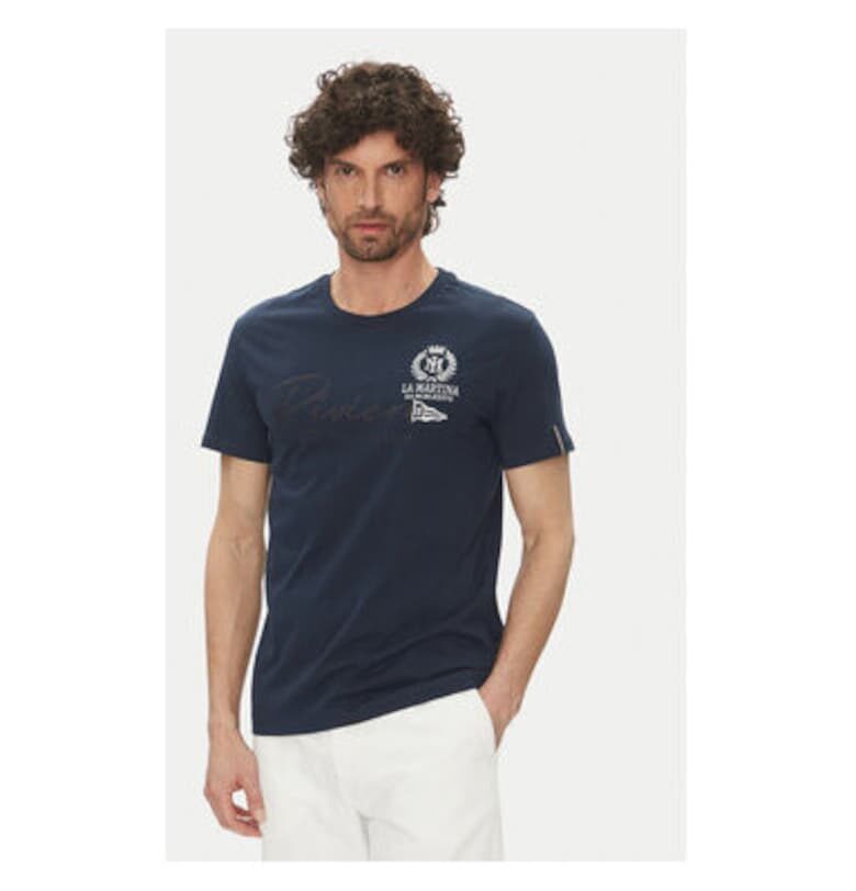 Мъжка тениска  MAR300 JS206 - Памук - Тъмносин - Тъмносин LA MARTINA