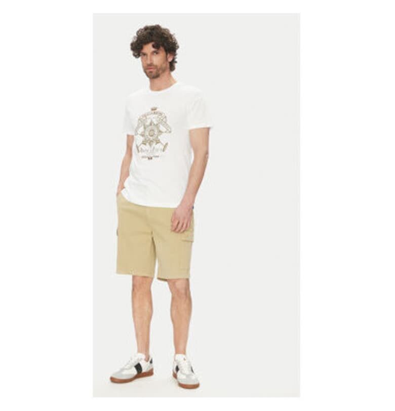 Мъжка тениска  MARG30 JS206 - Памук - Бял - Бял LA MARTINA