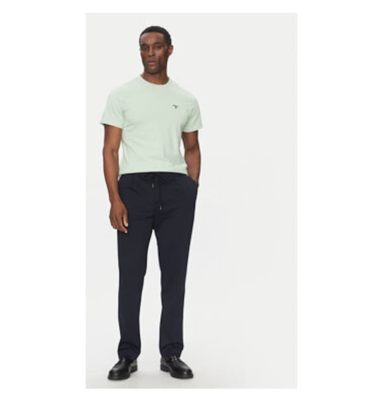 Мъжка тениска  MTS0331GN45 - памук - размер S INTL - зелена Barbour