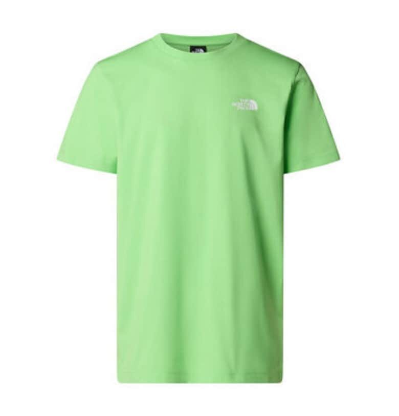 Мъжка тениска  NF0A87NG6II1 - памук/полиестер - зелена - Зелен The North Face