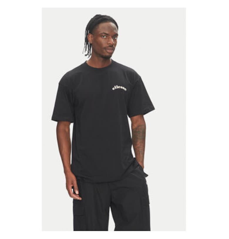 Мъжка тениска  SHZ21847011 - памук - черна - Черен ELLESSE