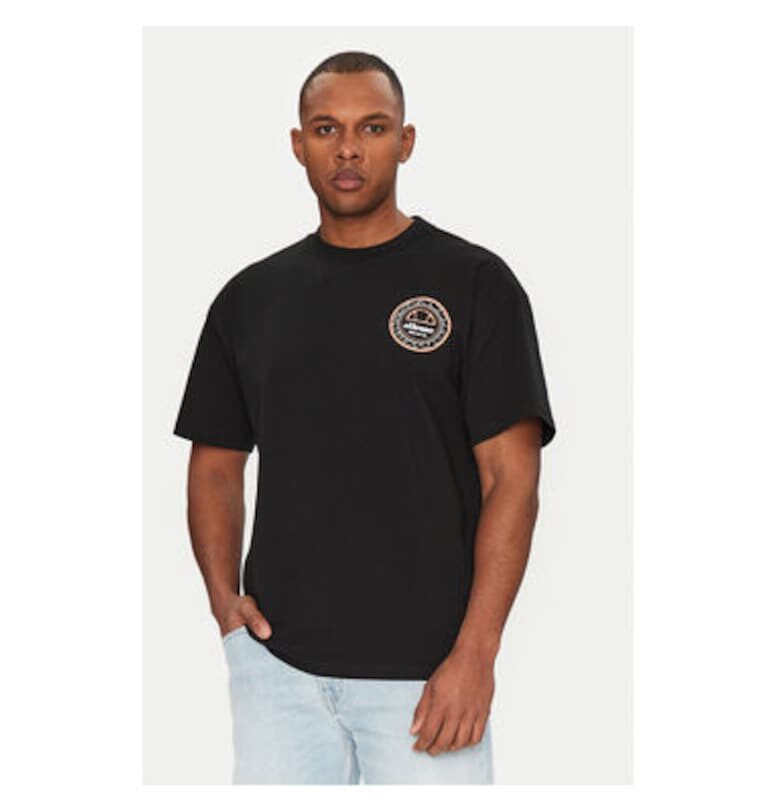 Мъжка тениска  SHZ21889011 - памук/полиестер - черна - Черен ELLESSE