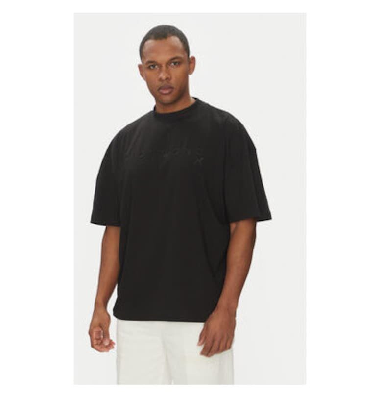 Мъжка тениска  UMP25155TS - памук - черна - Черен Richmond x